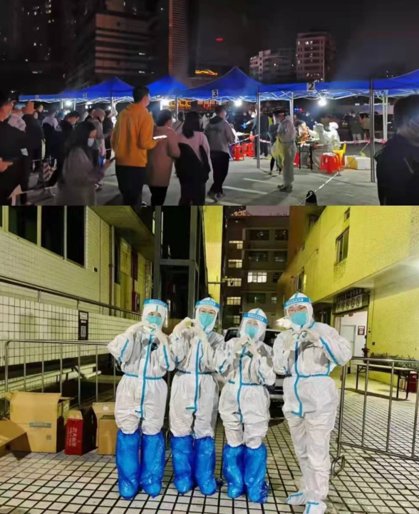 疫情下的“逆行者”：华厦眼科医务人员七天不分昼夜奋战在核酸采样现场4.png
